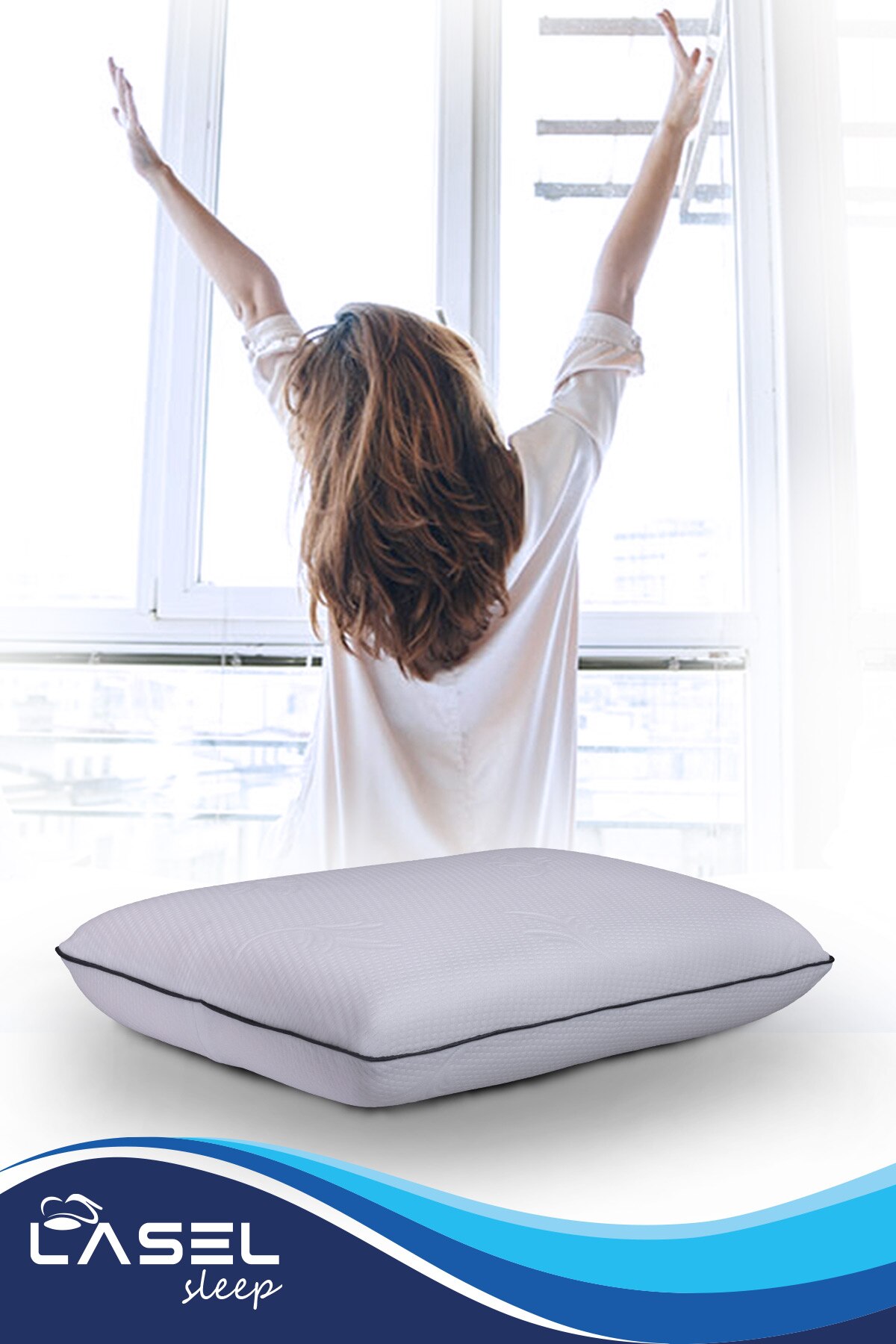LASEL SLEEP - Vısco Comfort- Visco Yastık Ortopedik Boyun Yastığı